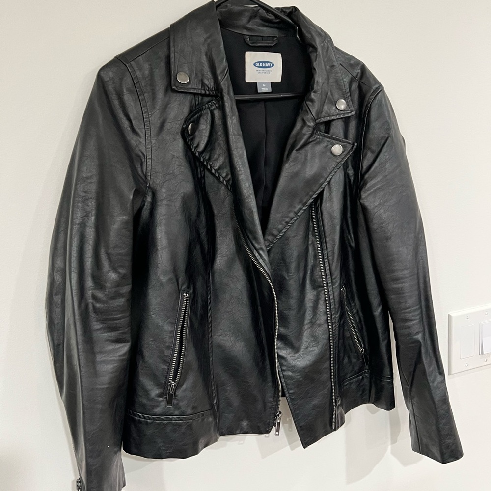 Faux Leather Jacket